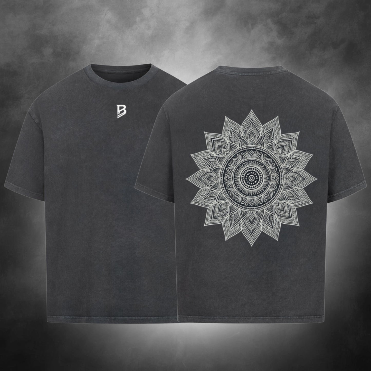 Graues Oversize T-Shirt Herren – Vintage Streetwear Design