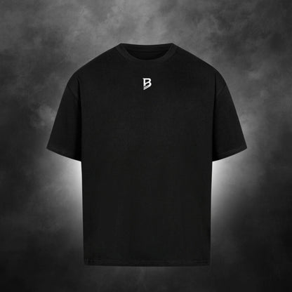 TheBroShop Eclipse Oversize T-Shirt Herren – Schwarz – Frontansicht