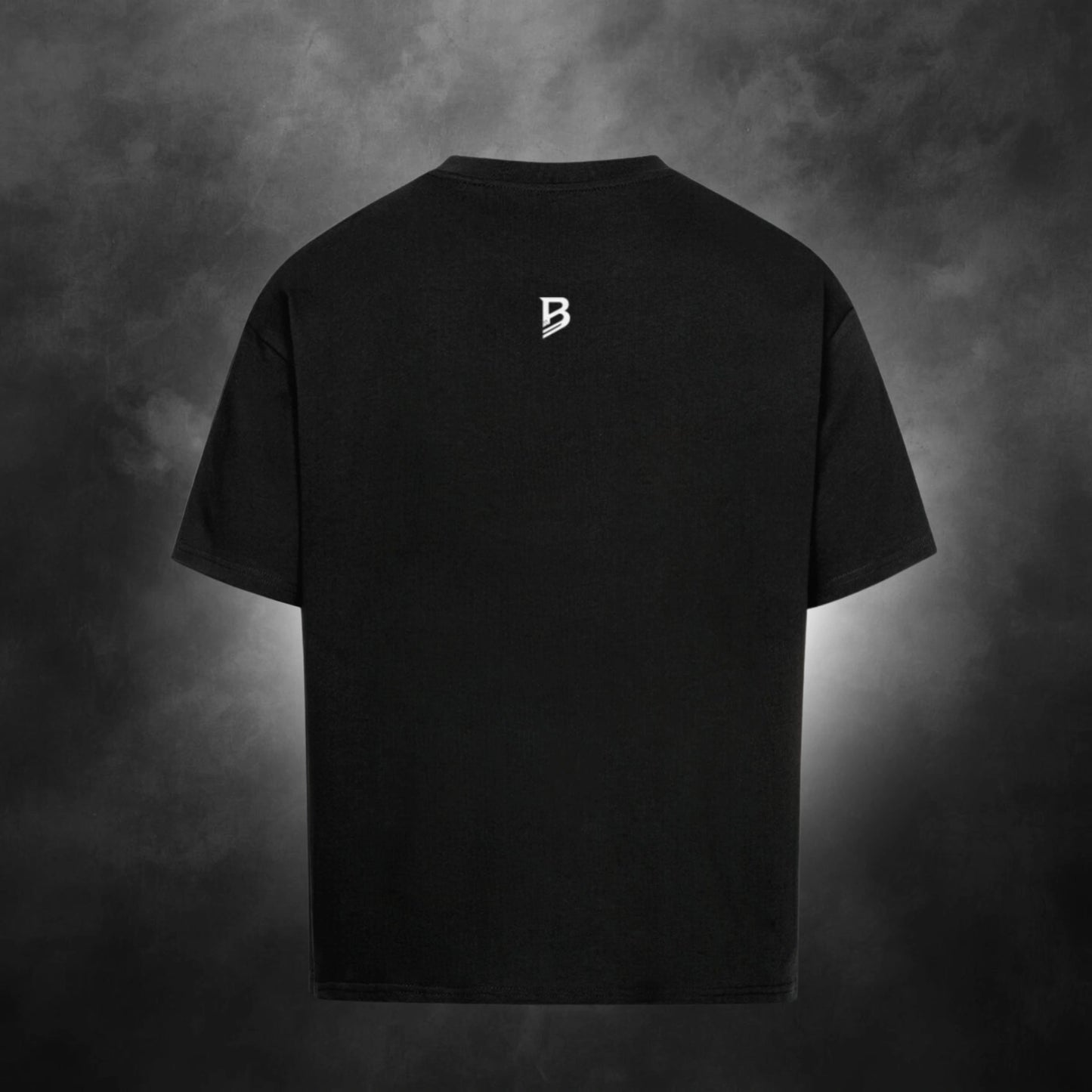 TheBroShop Hive Skull Oversize T-Shirt Herren – Schwarz – Rückansicht