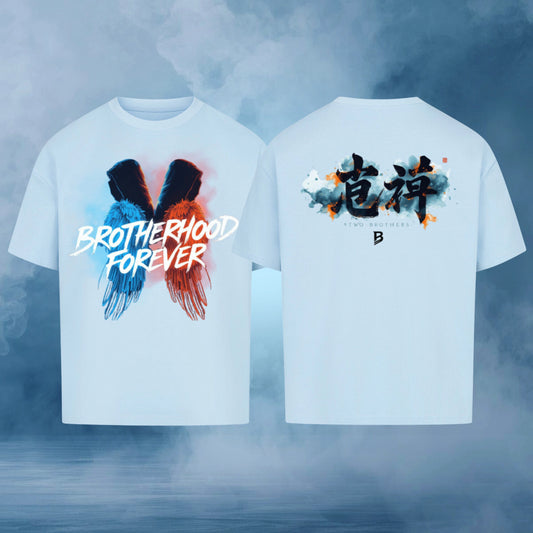 Brotherhood Oversize T-Shirt Herren Rückseite – Brotherhood Forever Print